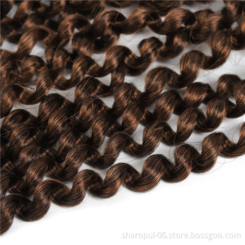 Long Passion Twist Crochet Hair Extensions Synthetic Water Wave Braiding Hair Bohemia Crochet Braids